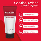 PowerfulX Crème – effet chaleur douce pour détente musculaire.