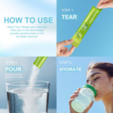 PowerH2O+ sachet fraise-framboise, goût agréable et hydratation rapide