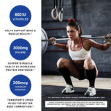 POWERLIFE Protéine Whey Haute Impact, flacon avec vitamine D3 prêt à l’utilisation.