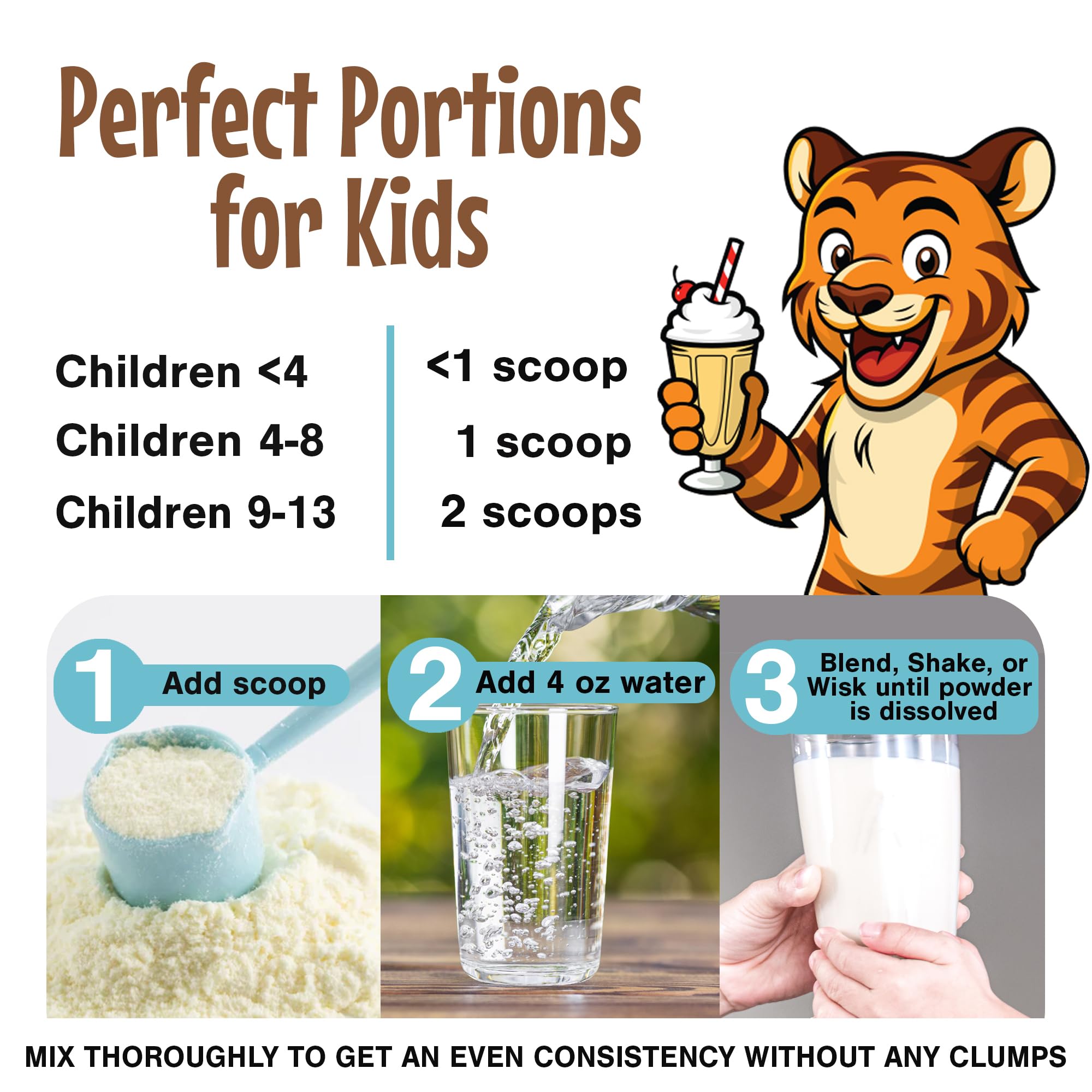 POWkids calcium et vitamine D renforcent os et dents