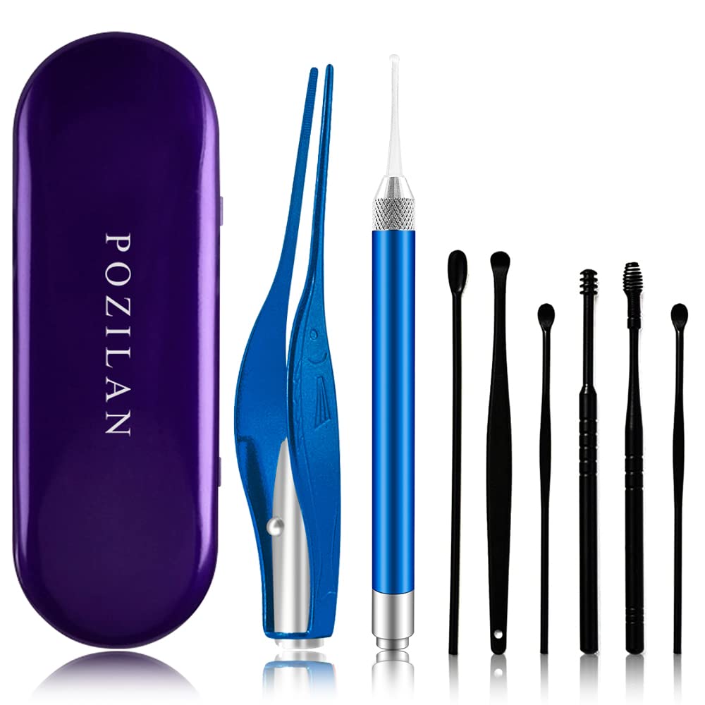 POZILAN curettes oreille lumineuses pour une détection précise et sûre.