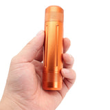 PPFISH EDC étui aluminium 6063, longueur 119mm, léger et robuste pour le transport.