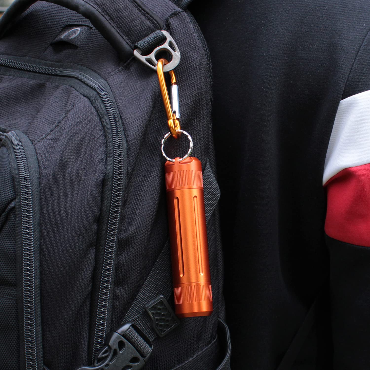 PPFISH EDC étui avec anneau-haut pour accrocher au sac.