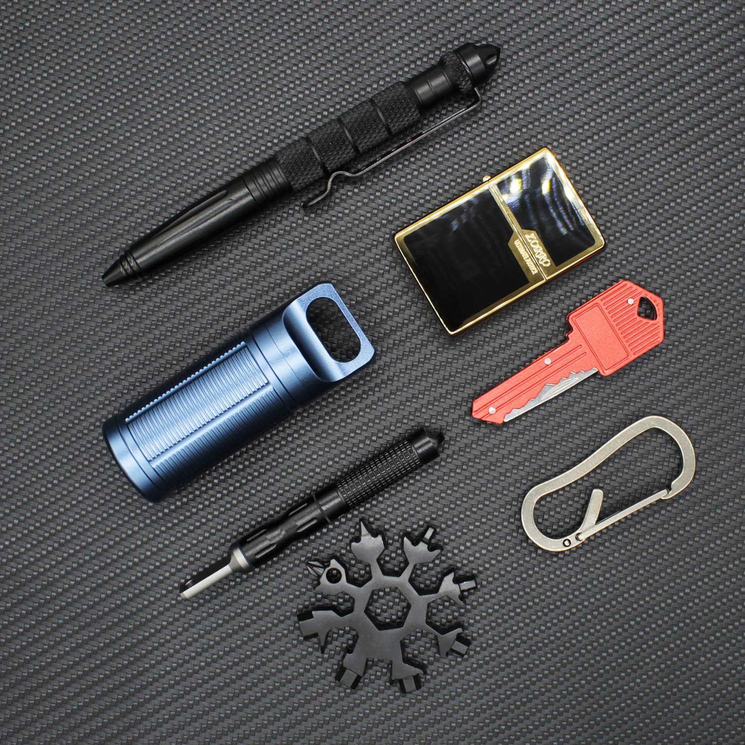 PPFISH EDC, boîte compacte idéale pour randonnée et kit d’urgence.