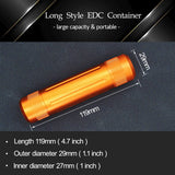 PPFISH EDC étui polyvalent pour pilules, batteries, argent et petits accessoires.