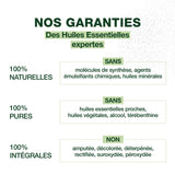 Étiquette CE sur le flacon, garantissant conformité et sécurité.