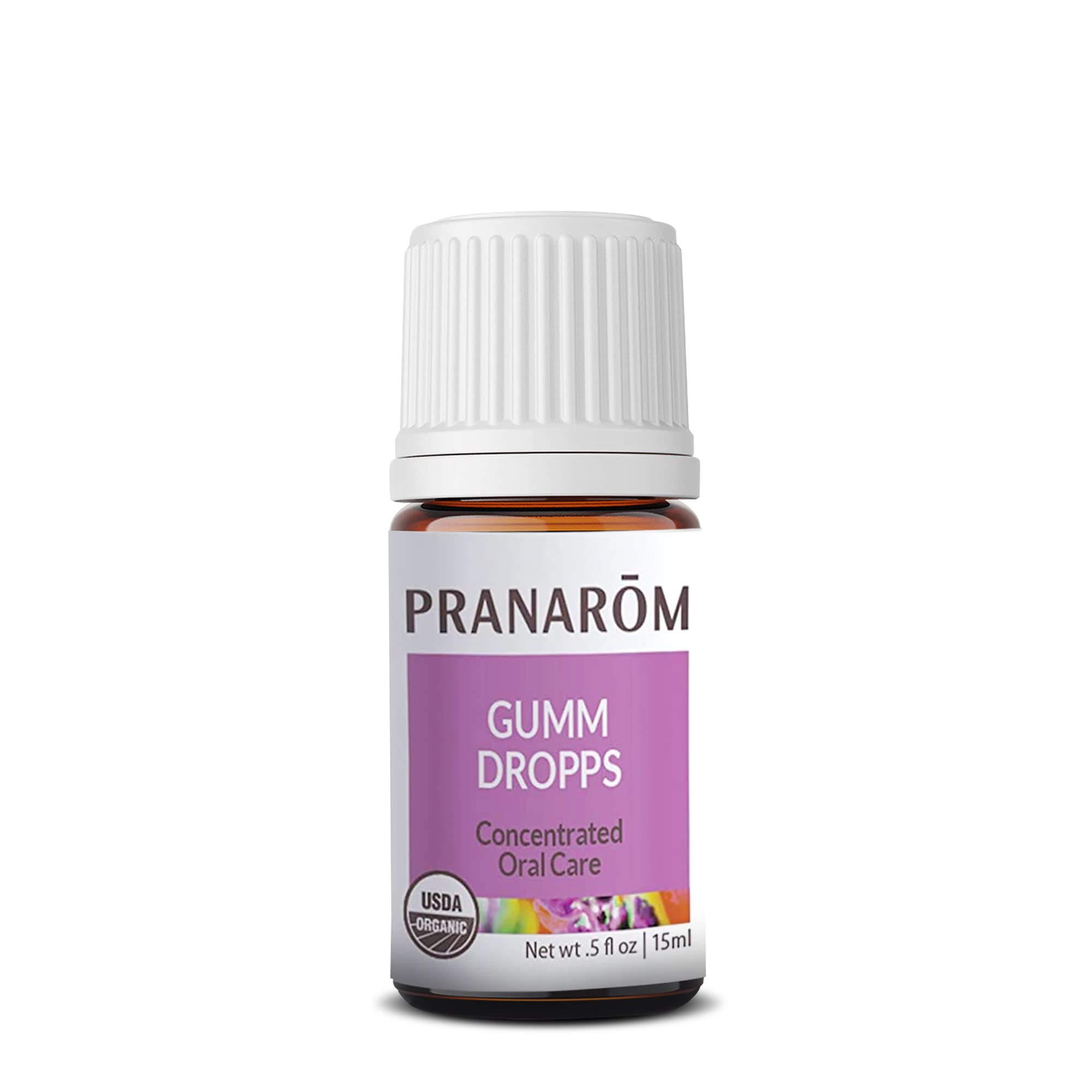 Gumm Dropps Pranarom : bouteille 15 ml pour soins buccaux naturels.