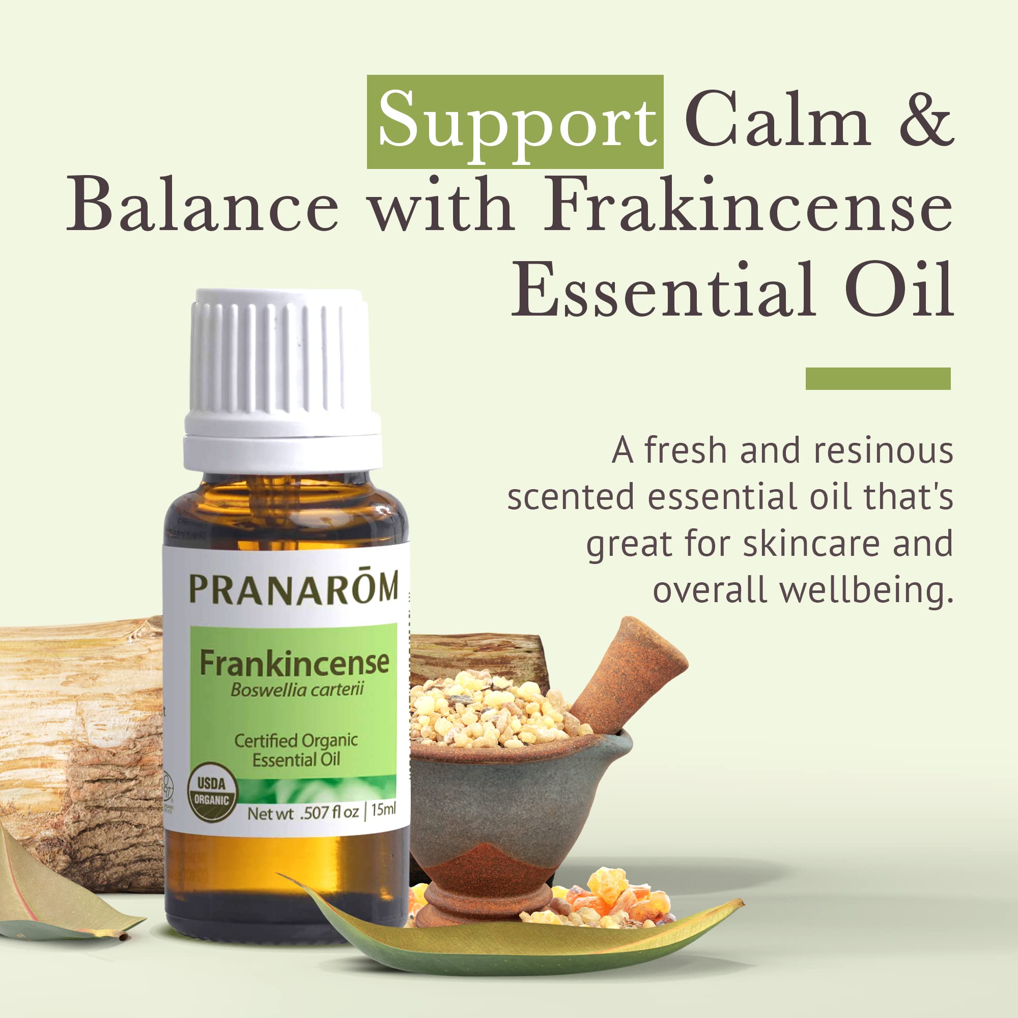 Diffuseur utilisant l'huile d'encens Pranarom pour une ambiance apaisante.