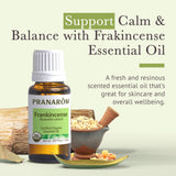 Diffuseur utilisant l'huile d'encens Pranarom pour une ambiance apaisante.