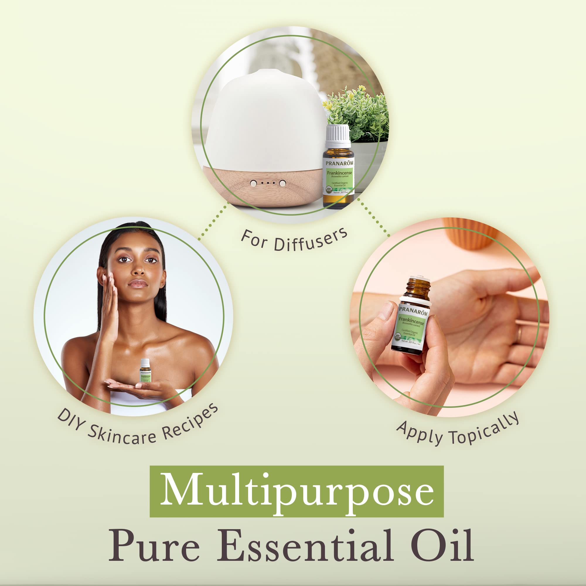 Moment méditation avec l'huile d'encens Pranarom favorisant concentration et respiration.