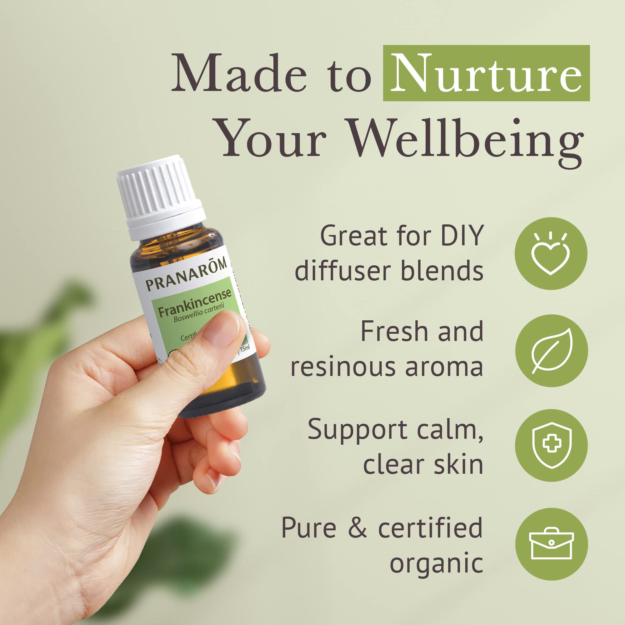 Nettoyage maison rehaussé par l'huile essentielle d'encens Pranarom.