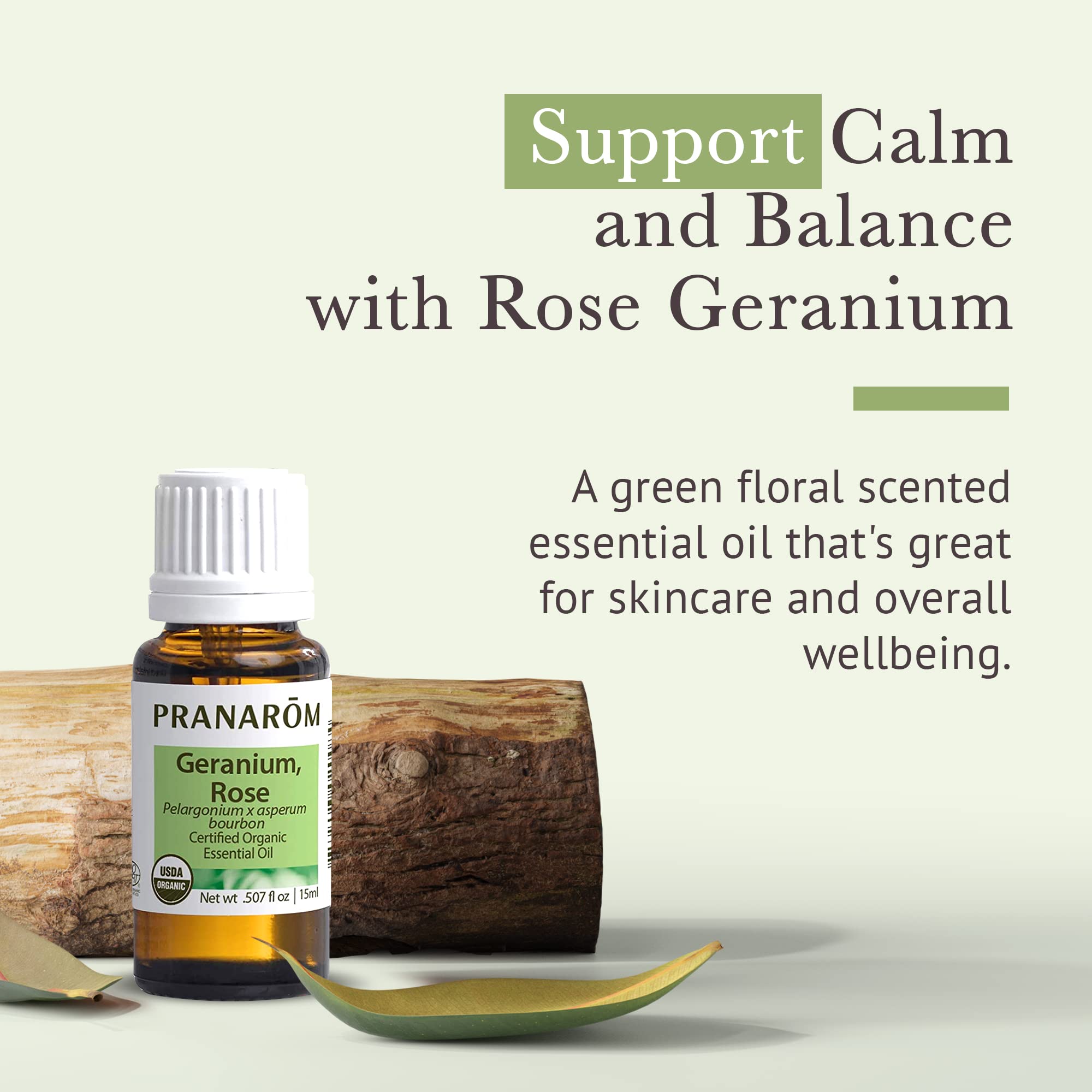 Pranarom huile essentielle Géranium Rosat prête pour diffusion douce