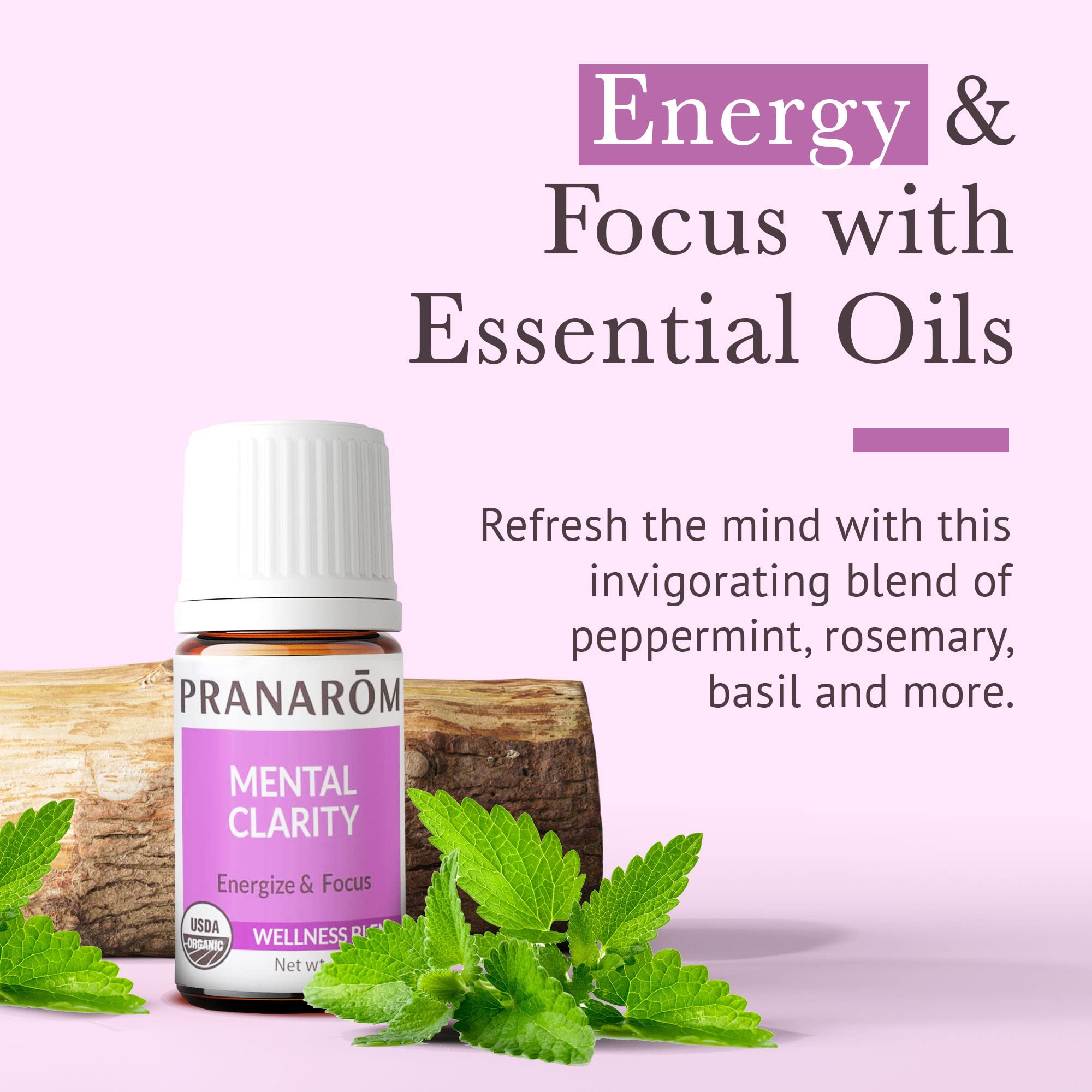 Diffuseur Pranarom Mental Clarity pour une ambiance revitalisante et concentrée.
