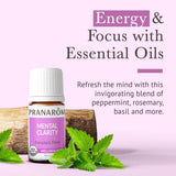 Diffuseur Pranarom Mental Clarity pour une ambiance revitalisante et concentrée.