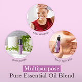 Application topique sur peau avec l'huile Just Plain Relief
