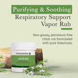 Vaporub bio Pranarom texture non grasse facilitant l'application.