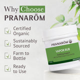 Application sûre pour enfants et adultes avec Pranarom Vaporub bio.