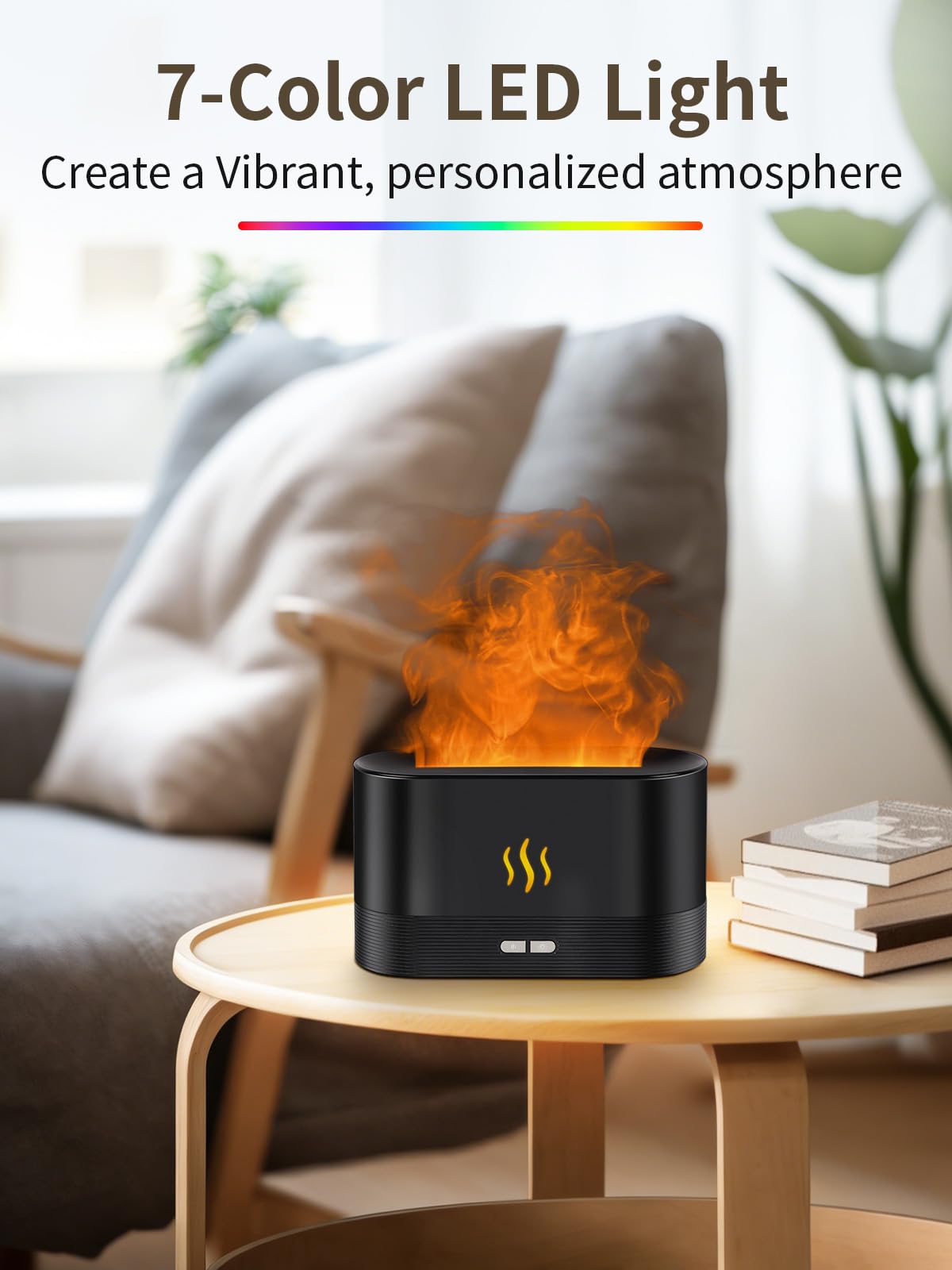 PrawPawtic Flame: brume froide silencieuse idéal pour dormir.