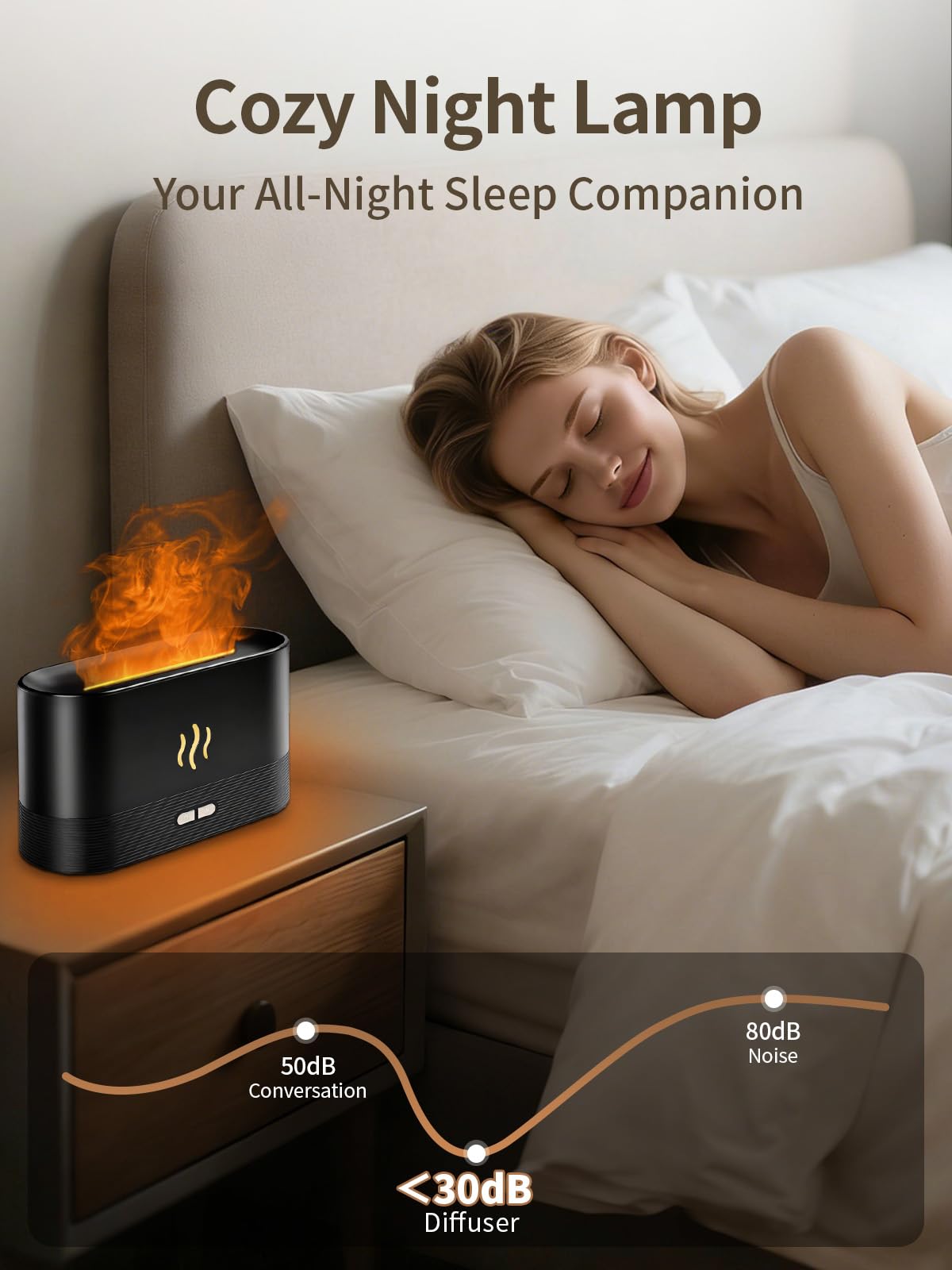 PrawPawtic Flame: design noir minimaliste pour tout intérieur.