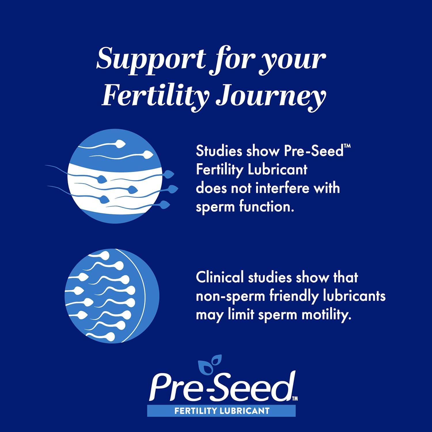 Pre-Seed imite les sécrétions naturelles pour une hydratation naturelle.