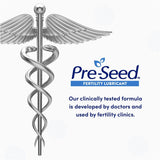Pre-Seed sans nocivité pour les spermatozoïdes en tentatives.