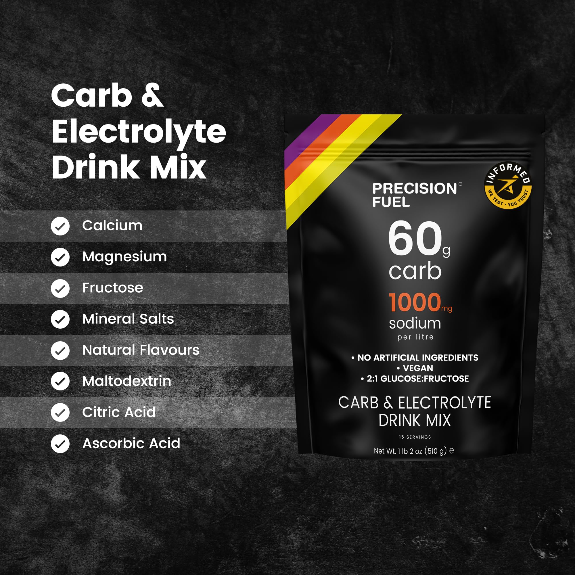 PF60 Precision Hydration, goût citron doux, arôme rafraîchissant pour l'entraînement