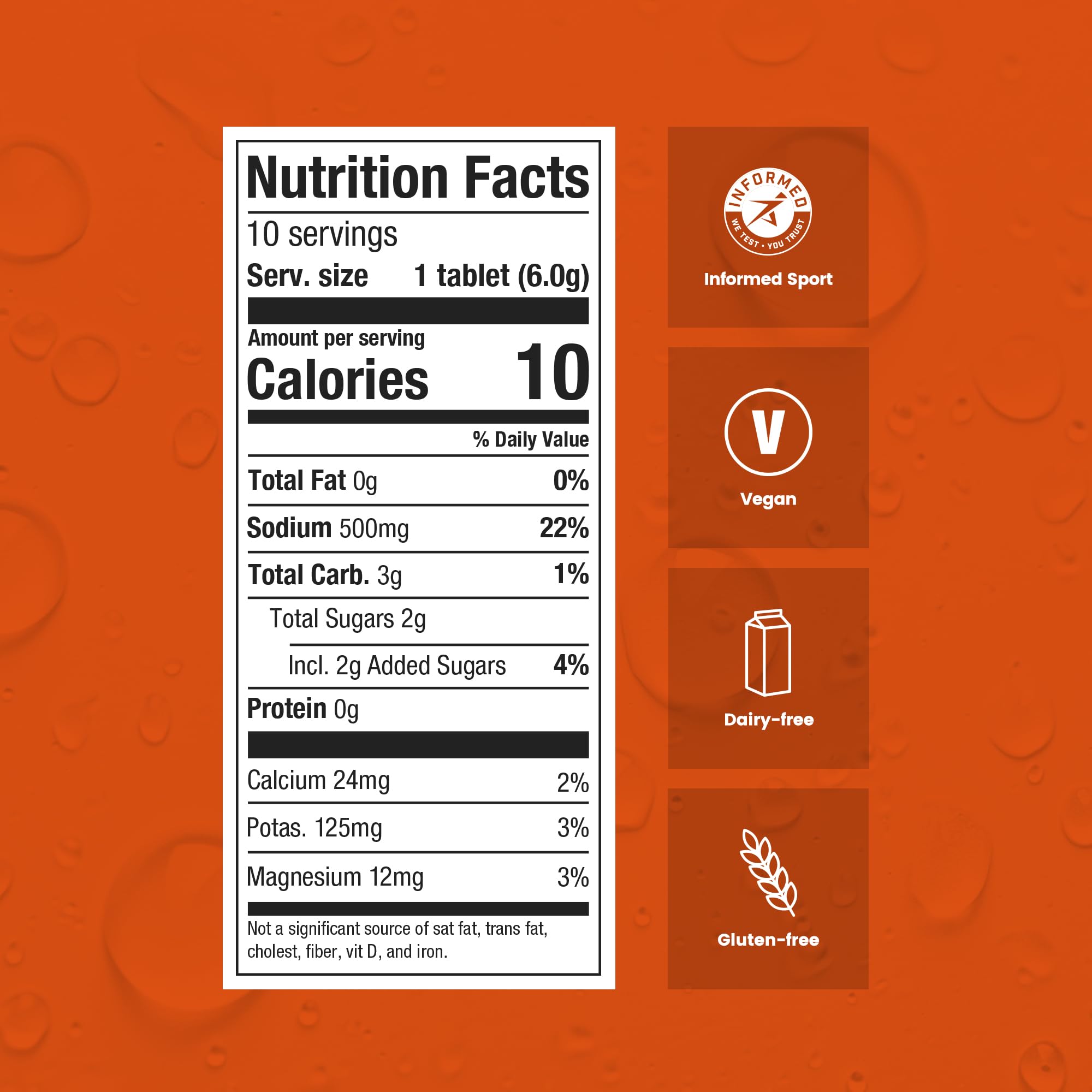 Sans gluten et vegan: Precision Hydration convient à votre régime