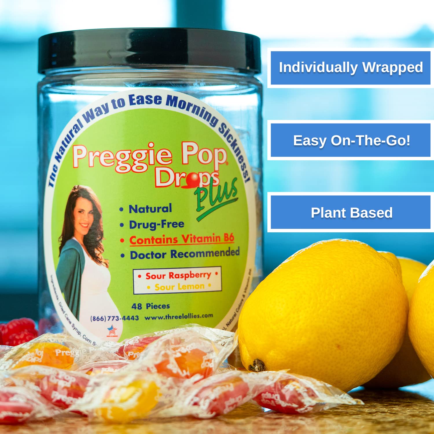 Preggie Pop Drops vitamine B6, ajout utile.
