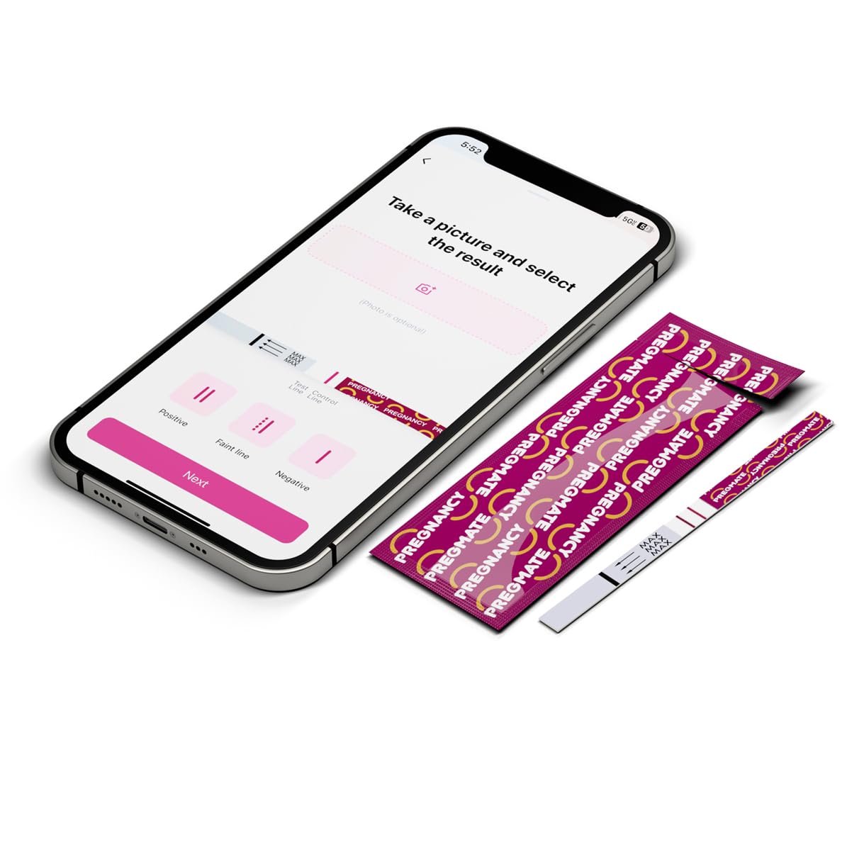 PREGMATE 25 bandes de test, utilisation rapide au quotidien.