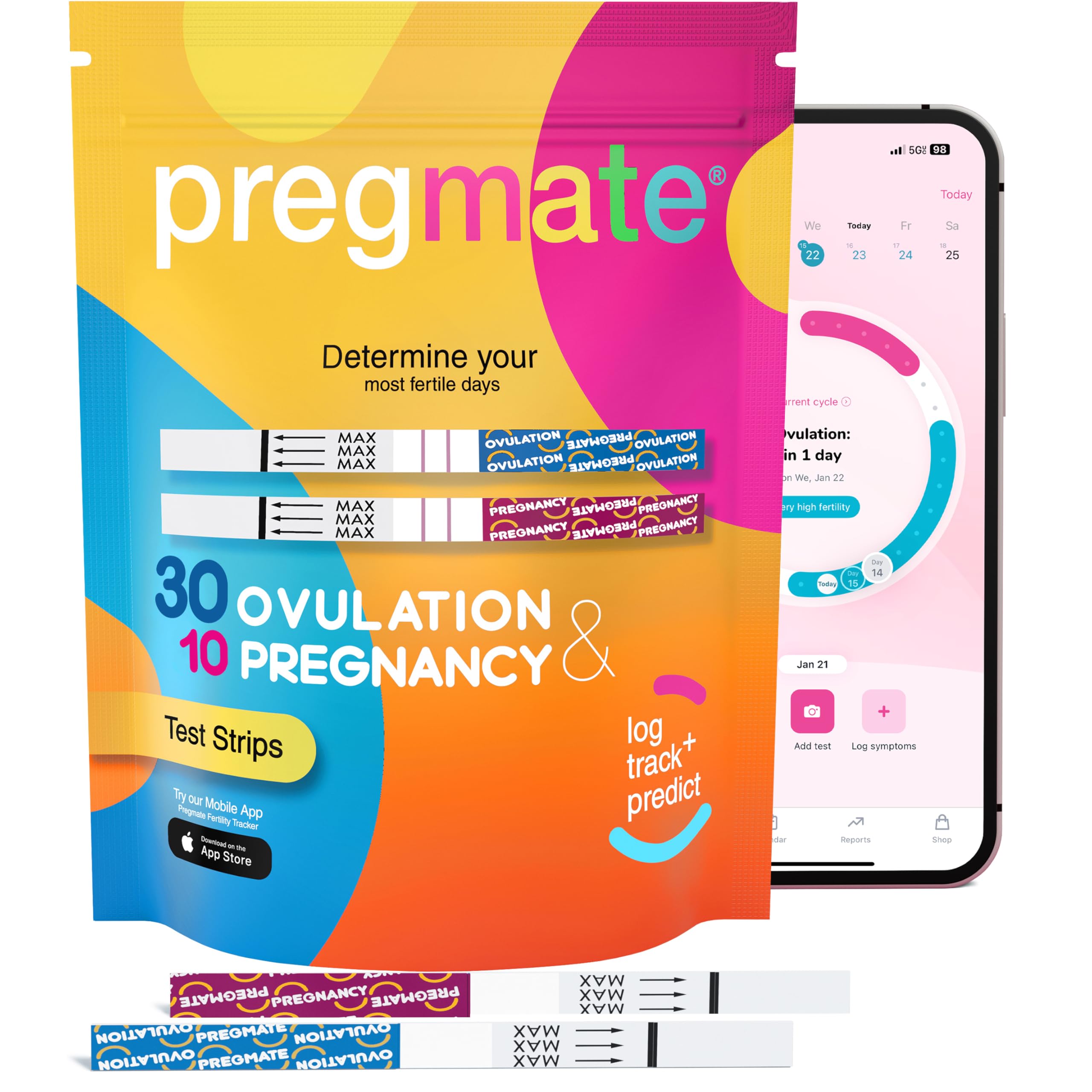 PREGMATE : Précision LH élevée, aide à interpréter les résultats.