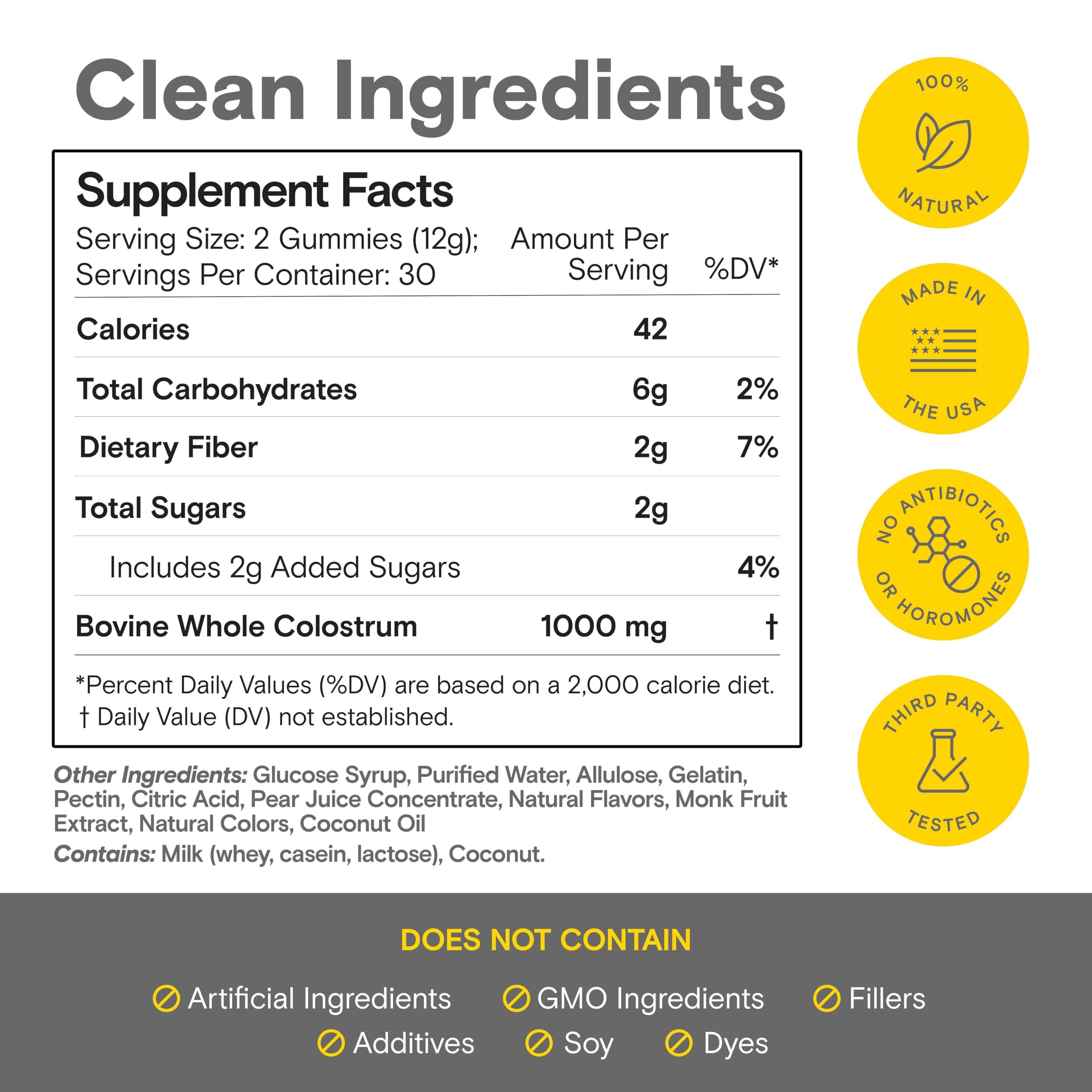 Riche en nutriments, Prelude Colostrum apporte vitamines et minéraux essentiels