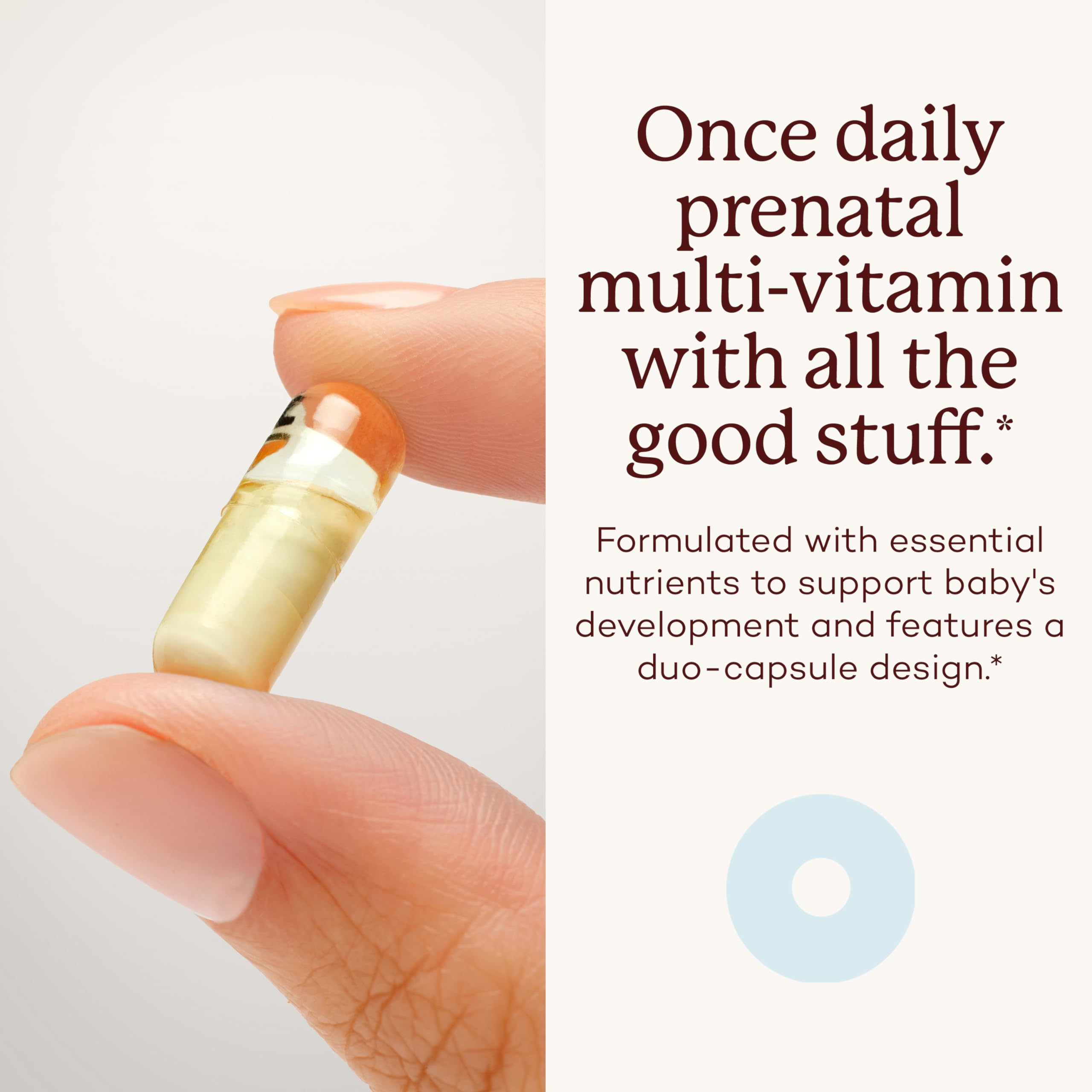 Technologie capsule-dans-capsule Premama pour optimiser l’absorption des ingrédients.