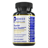 Premier Bone Health – bouteille et étiquette, signe de qualité et transparence.