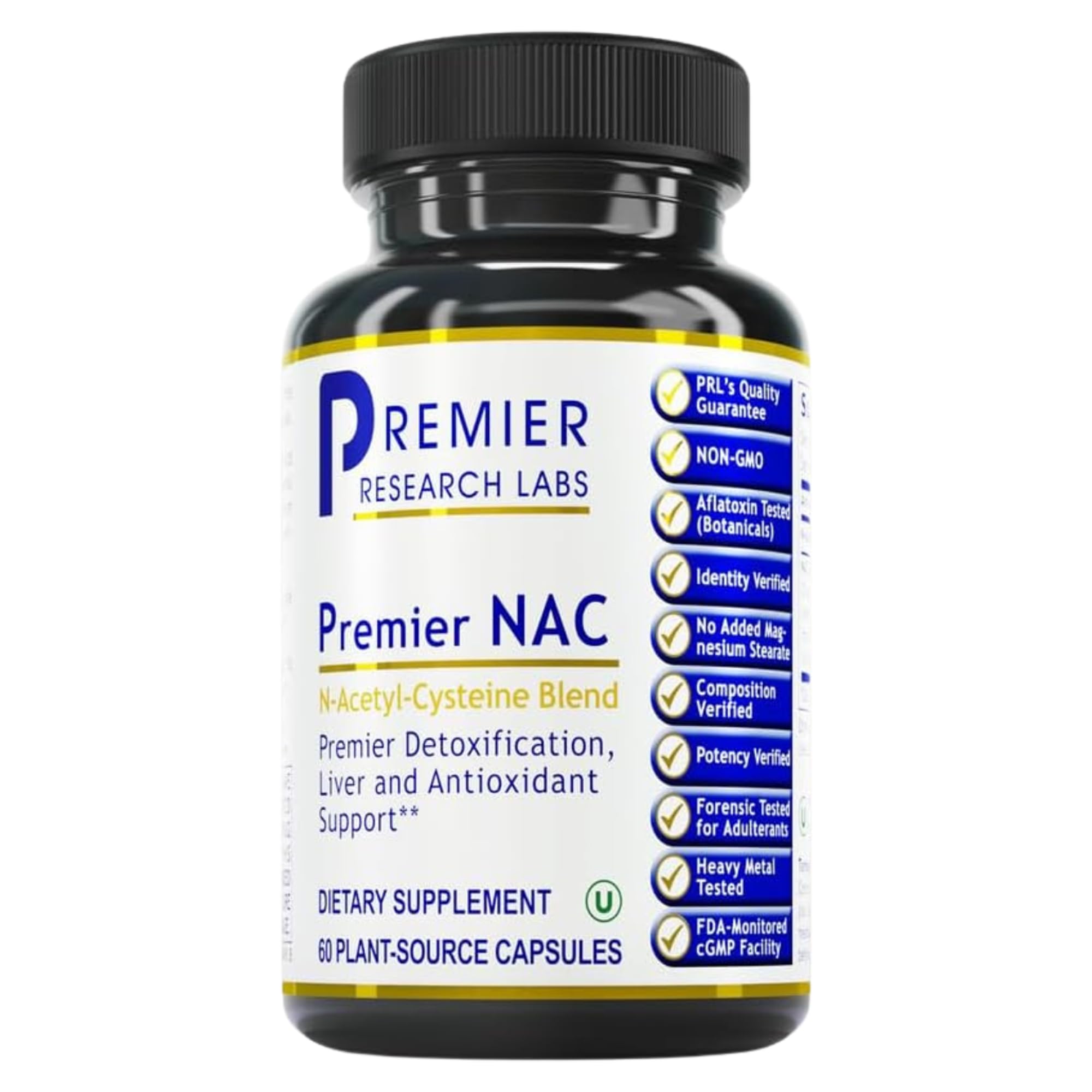 Premier NAC en bouteille, dosage quotidien et soutien potentiel