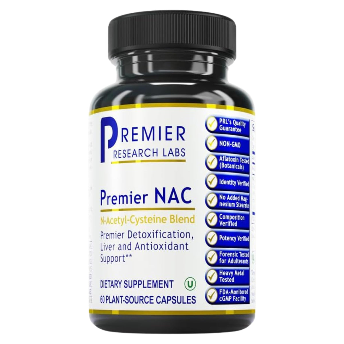 Premier NAC en bouteille, dosage quotidien et soutien potentiel