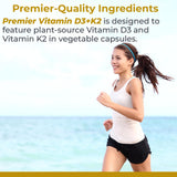 Premier Research Labs huile d'olive bio intégrée pour meilleure biodisponibilité D3 K2.
