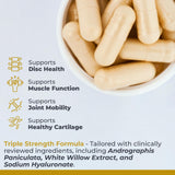 Premier Research Labs capsules affichant la formule triple action.