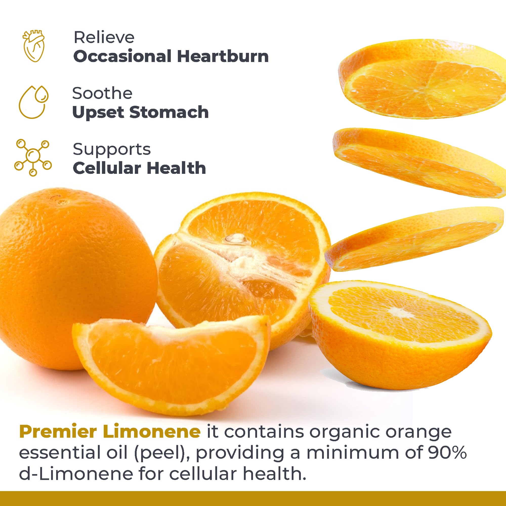 Premier Research Labs Limonene – flacon 300 portions et pureté garantie