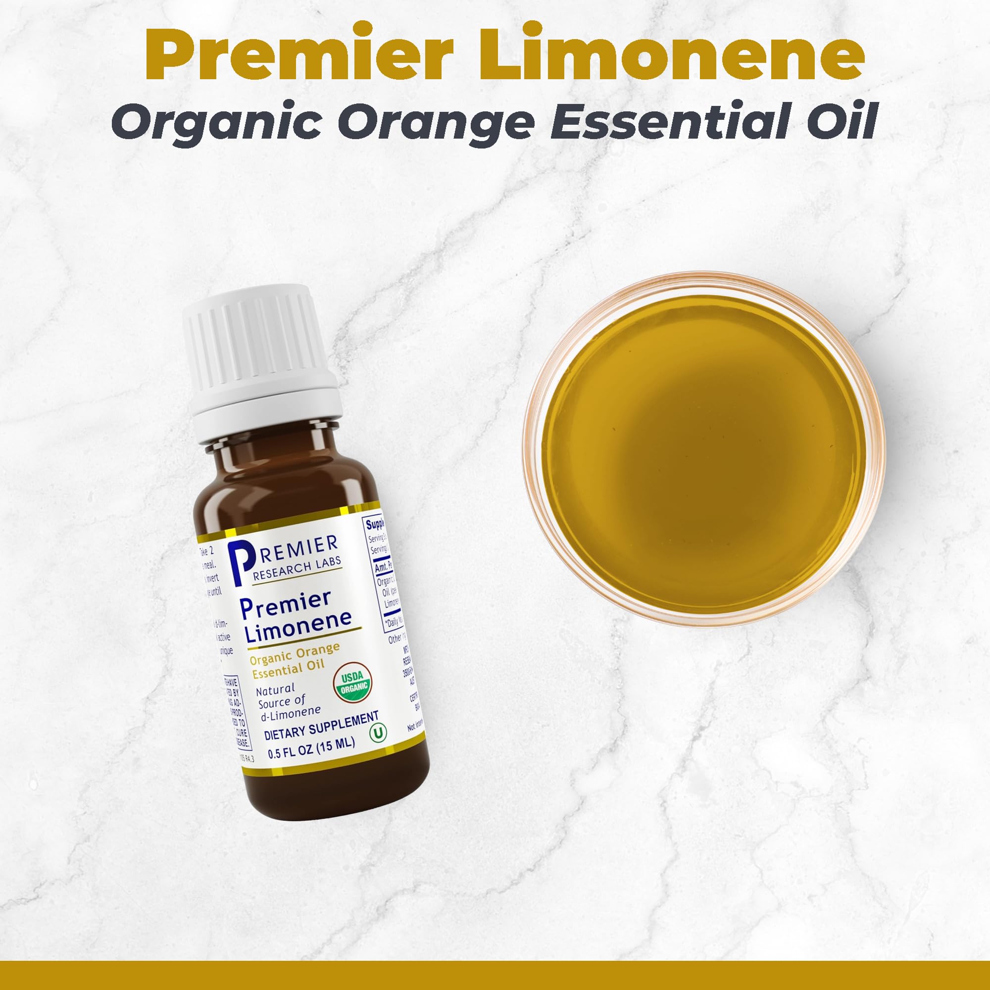 Limonene Premier Research Labs – gouttes après repas pour un usage pratique