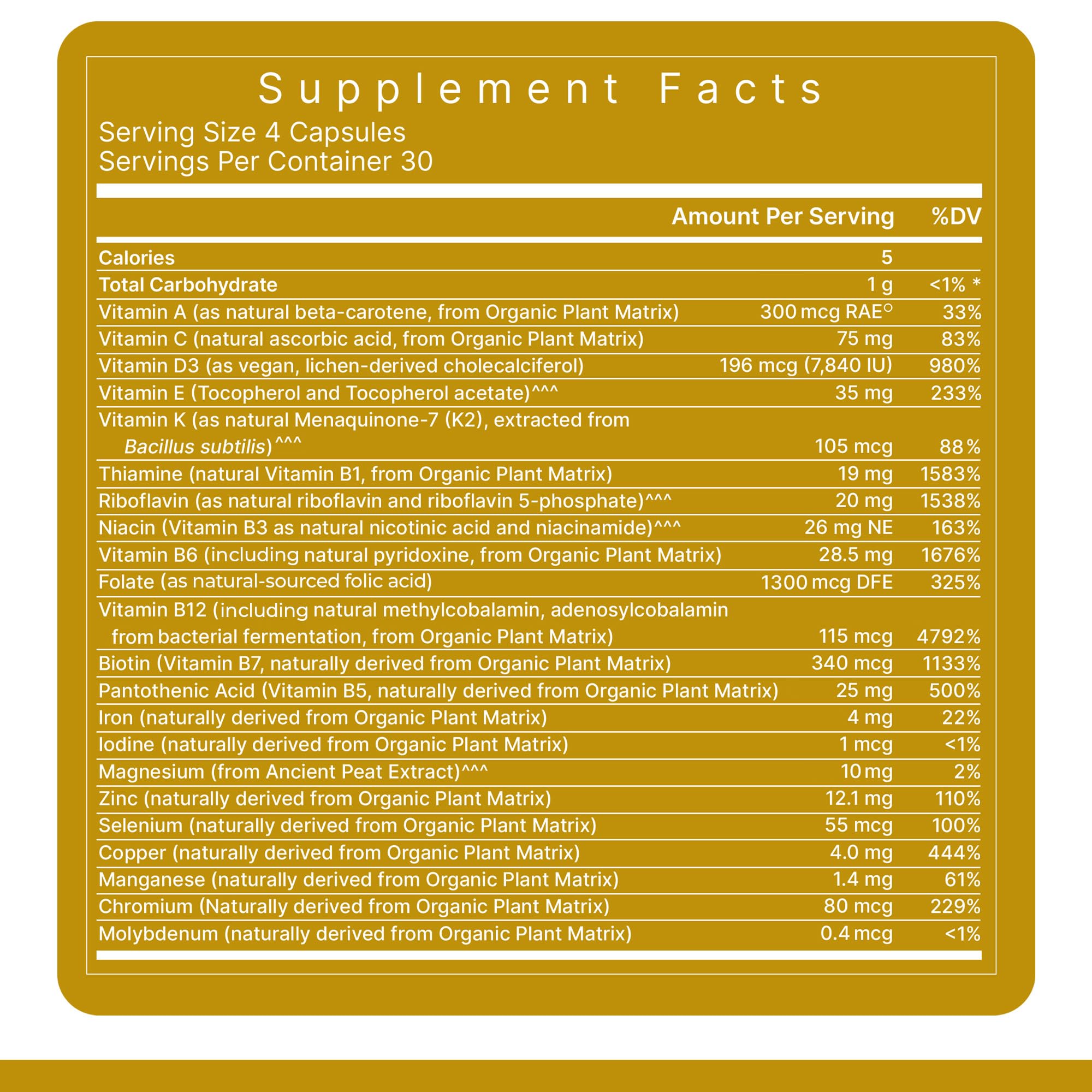 Premier Research Labs Multi-Vitamin : 39+ minéraux traces pour une nutrition complète.