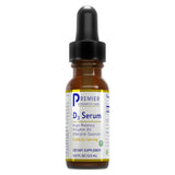 Premier Research Labs Sérum D3, flacon, prise sous la langue et absorption efficace.