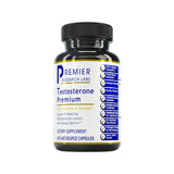 Premier Research Labs Testosterone Premium – bouteille et capsules, énergie potentielle