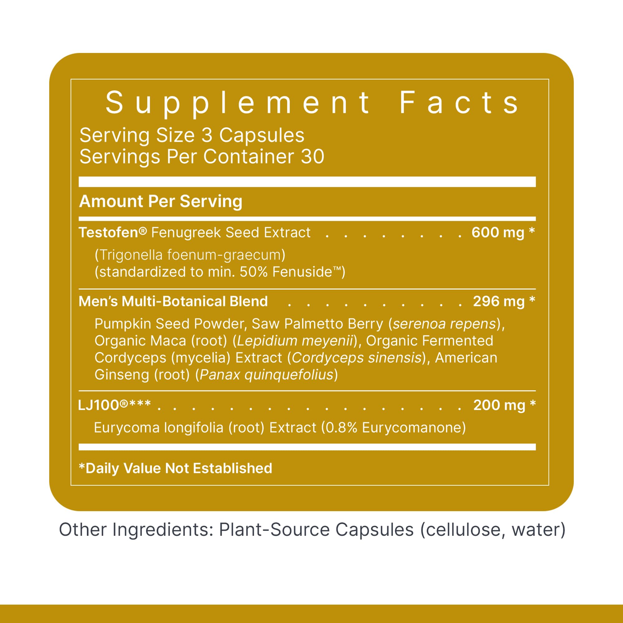Maca dans Premier Research Labs Testosterone Premium, vitalité et endurance