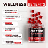 Gomme Creatine HCL — prise simple favorisant énergie pendant l'entraînement