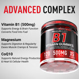 Étiquette Premium Select Nutrition B1 Gummies sans sucre ajouté et végan