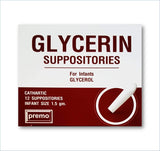 Premo glycérine suppositoires – nouvelle présentation, utilisation aisée pour bébé.