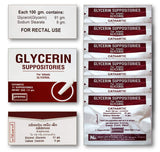 Rangement Premo glycérine suppositoires – à l'abri des enfants et de la lumière.