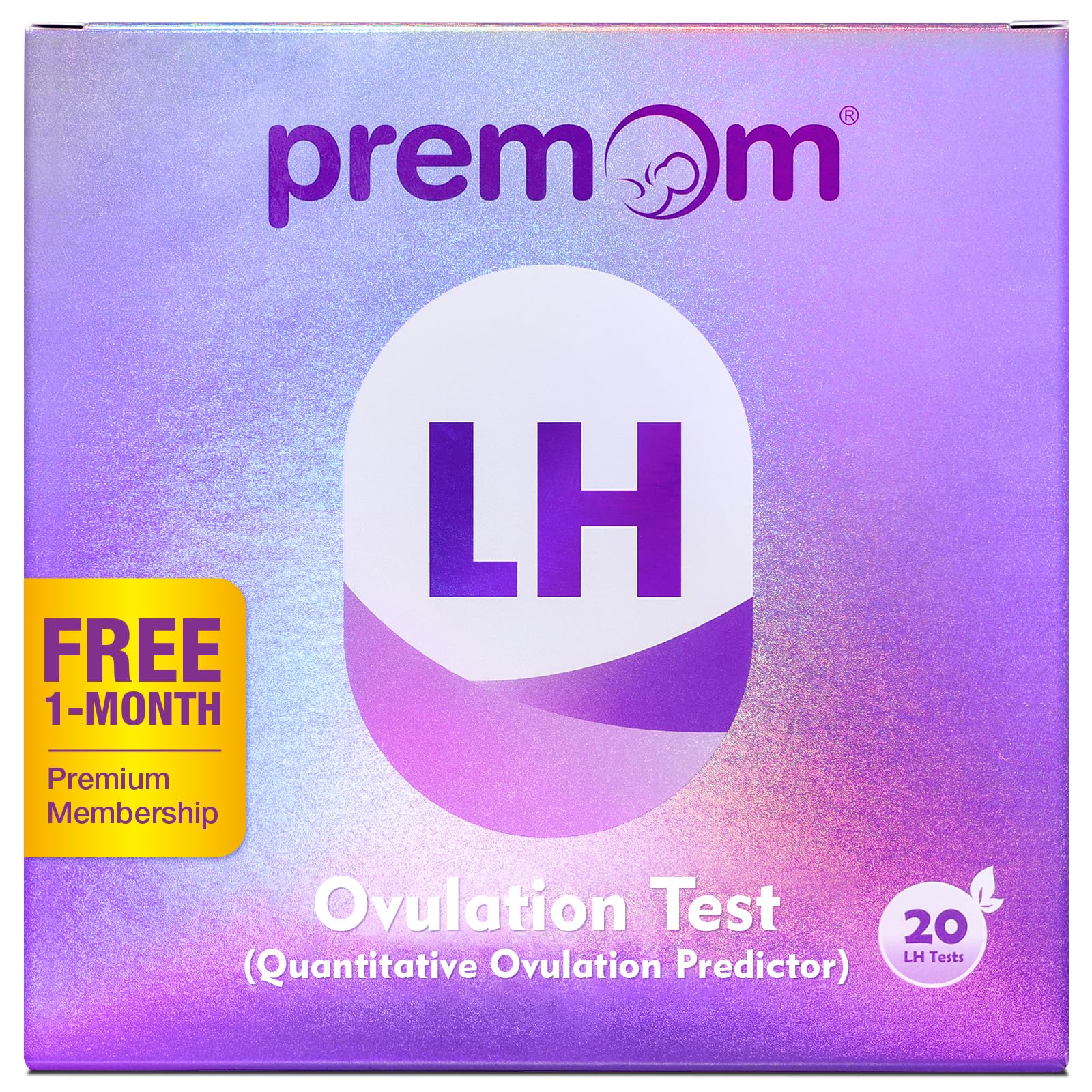 Premom : boîte de tests d’ovulation quantitatifs LH, pour anticiper vos jours fertiles avec précision.