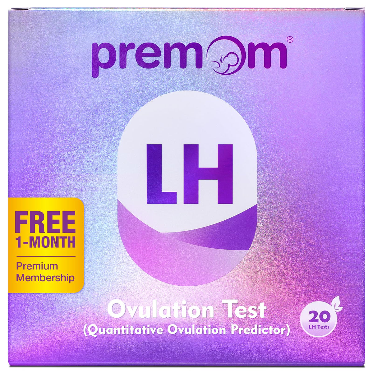 Premom : boîte de tests d’ovulation quantitatifs LH, pour anticiper vos jours fertiles avec précision.