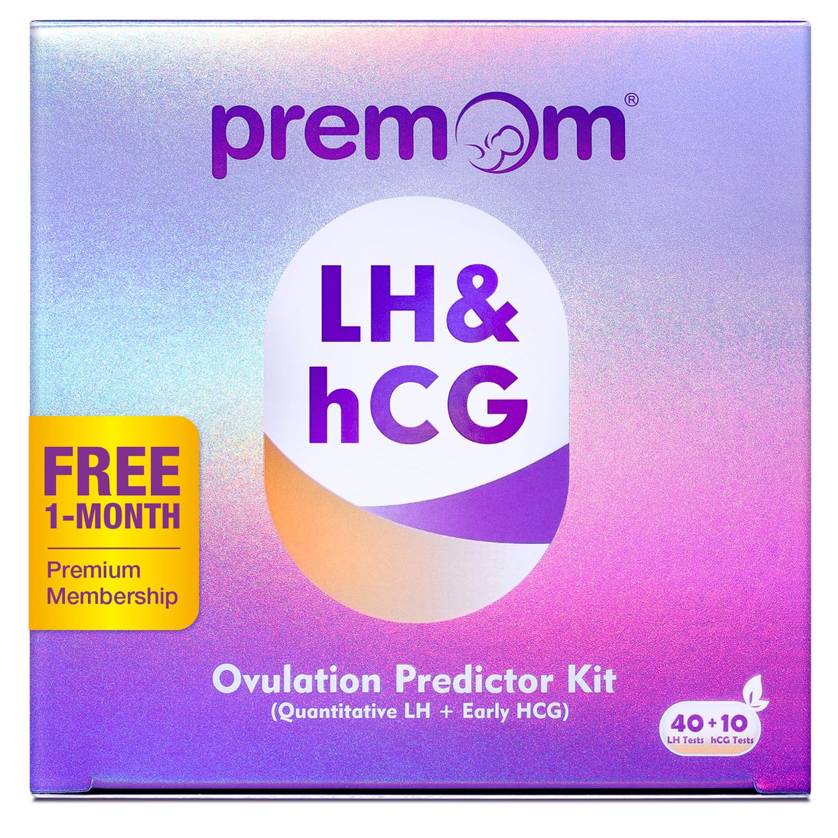 Premom kit ovulation quantitatif avec 40 tests pour suivre LH